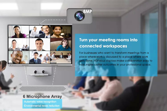 4K Smart 98 Inch Electronic Interactive Whiteboard Windows Or Android Available