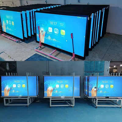 4K Smart 98 Inch Electronic Interactive Whiteboard Windows Or Android Available