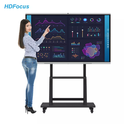 Bordo astuto dell'esposizione interattiva a 86 pollici del touch screen 4k per scuola