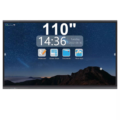 110inch tutto in uno schermo piatto interattivo del bordo astuto per insegnamento